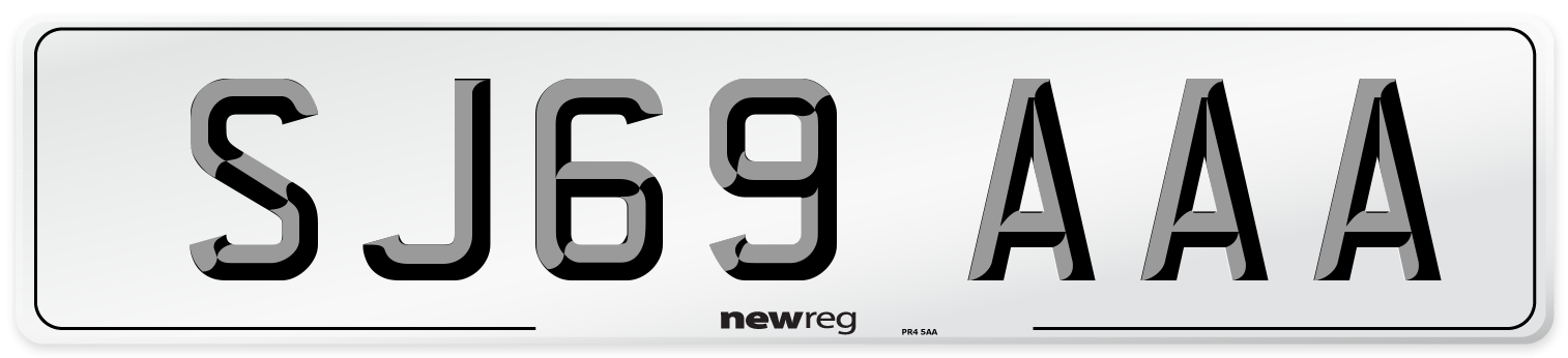 SJ69 AAA Number Plate from New Reg